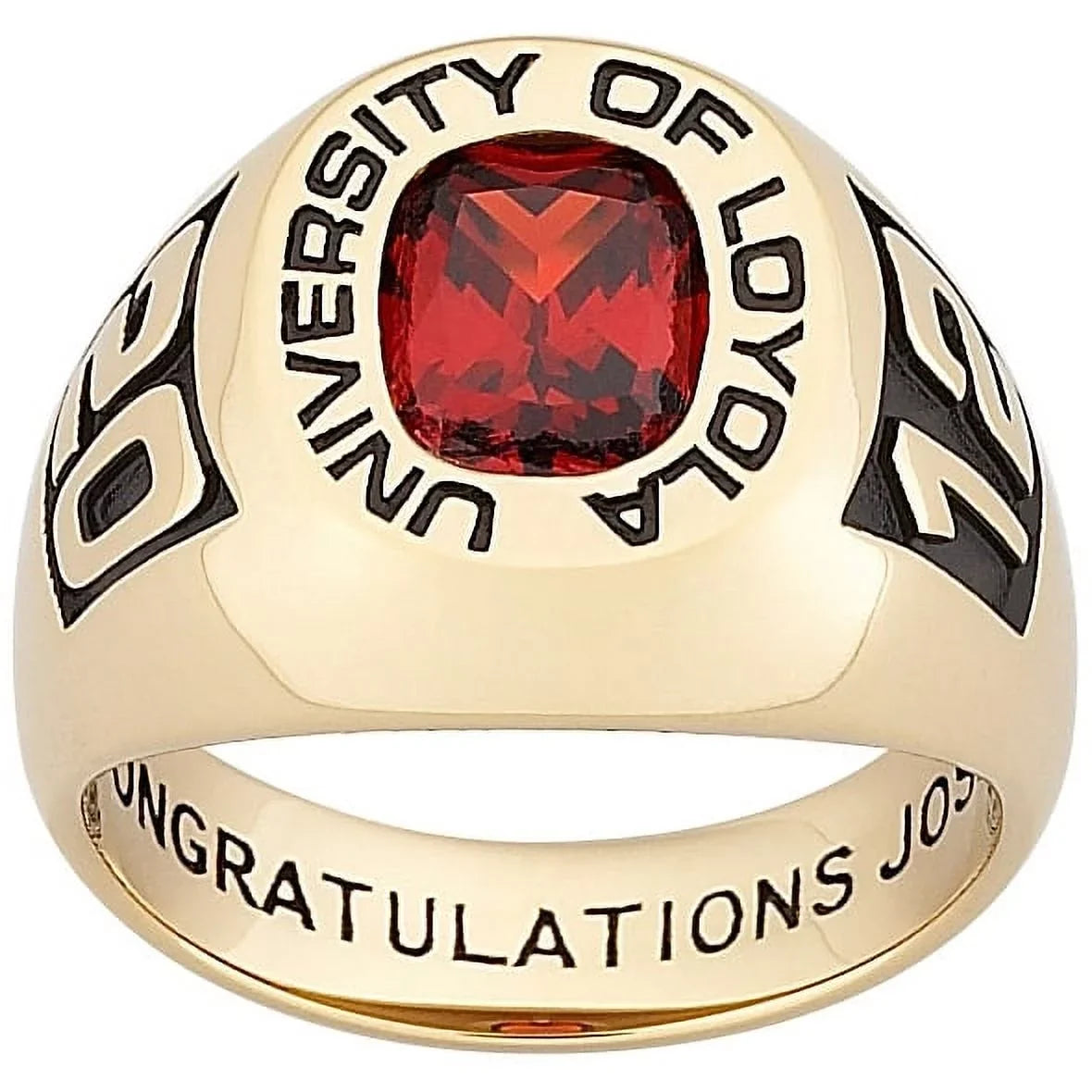 Graduation, Sterling Personalized, Order or Class College Men's Classic Freestyle, Silver, High for Embossed Ring School Now