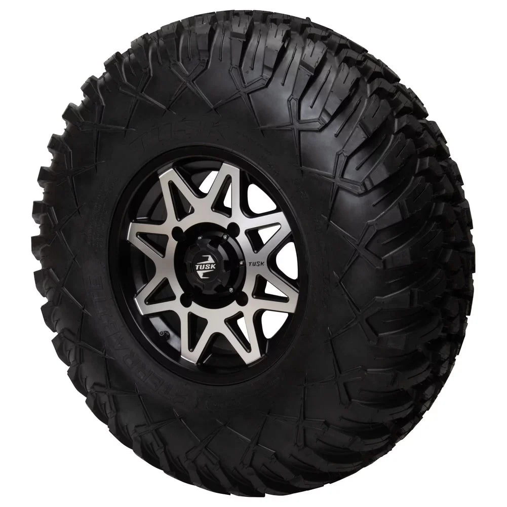 1000 2.0 4/156 Machined/Black 2021 RMAX Wheel Wolverine + Tusk 14x7 For Tintic 2 5.0 YAMAHA