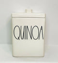 Dunn Canister Rae with LL QUINOA Ceramic Lid by Square Letter Magenta
