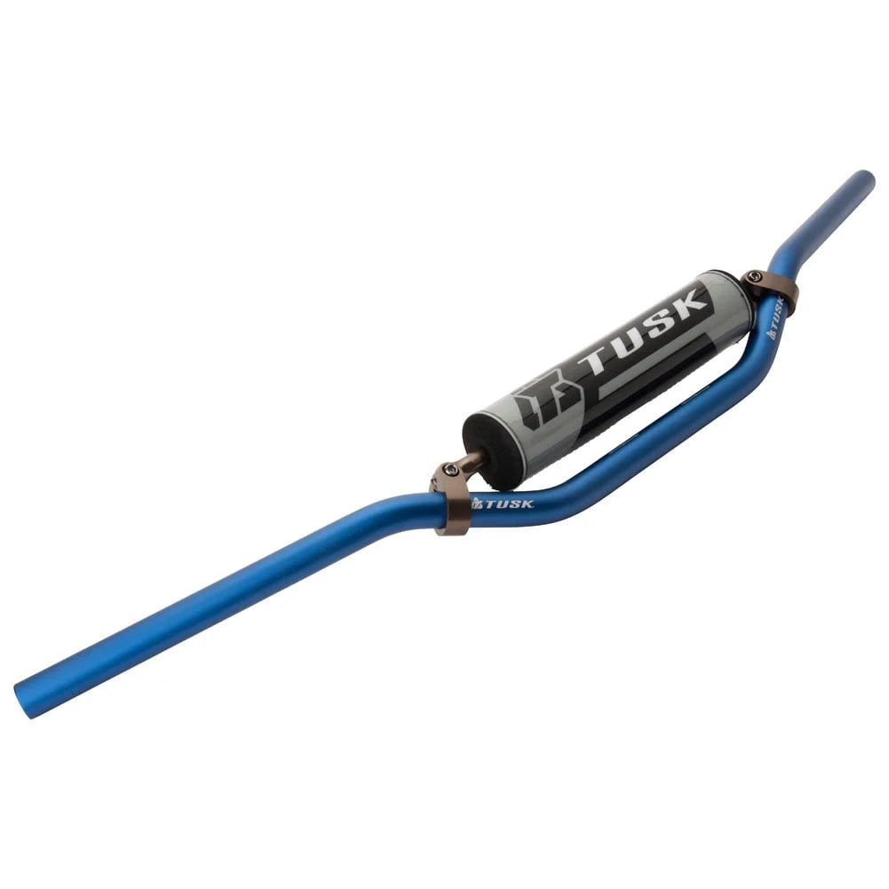 Bend Handlebar Aluminum T-10 Blue High 7/8" Royal Himalayan YZ Tusk For Enfield 2017-2023