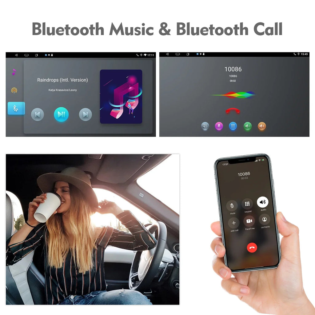 10.1 Camera Car Car Backup for with Radio Touchscreen inches Auto Android Sequoia IPS Android 12 Screen Tundra & & Carplay 2008-2018 2007-2013 Support Stereo 6+128G