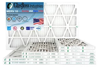 MERV -Qty:12 24.5x7/8 Made 10 - - Filter in Glasfloss USA 18x25x1 dimension: x inch) 17.5 Furnace - Air (Actual