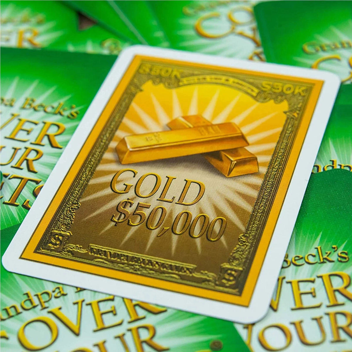 Cover Set Card Family-Friendly Collecting Assets Toy Your Grandpa Becks Fun Game