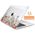 for Air Clear Illustration Inch Model: for Hard 13 Crystal 2018 A2337 with Dongke - & Touch MacBook Case MacBook Retina Display Release Shell 2020 M1/A2179/A1932, Air 13" Floral Cover ID 2019