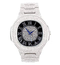 Metal Bling-ed Oblong 8475Color - on Out Mens Black) Silver (ST10235SDR# Color Watch Blast