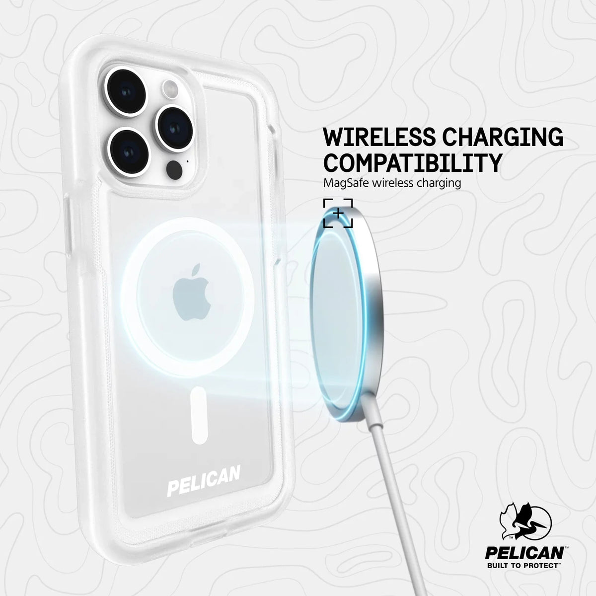 Clip Belt iPhone Max Pro with [MagSafe - Pelican Case Voyager Clear Compatible] Holster Series 15