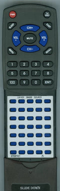 Remote 06-T6008T-A001, CINEMA CINEMASB200, SB200 JBL 06T6008TA001, RT06T6008TA001, SB200, Replacement for
