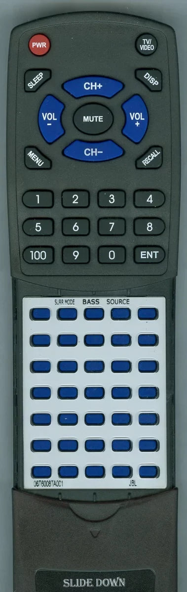 Remote 06-T6008T-A001, CINEMA CINEMASB200, SB200 JBL 06T6008TA001, RT06T6008TA001, SB200, Replacement for