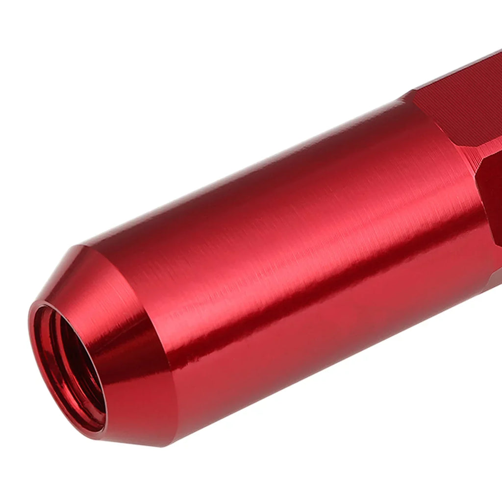Alloy LN-ZTL-9030-15-RD M12 1.5 Drive DNA Aluminum Nuts Wheel Deep x Lug 20-Piece Extension Motoring + (Red)
