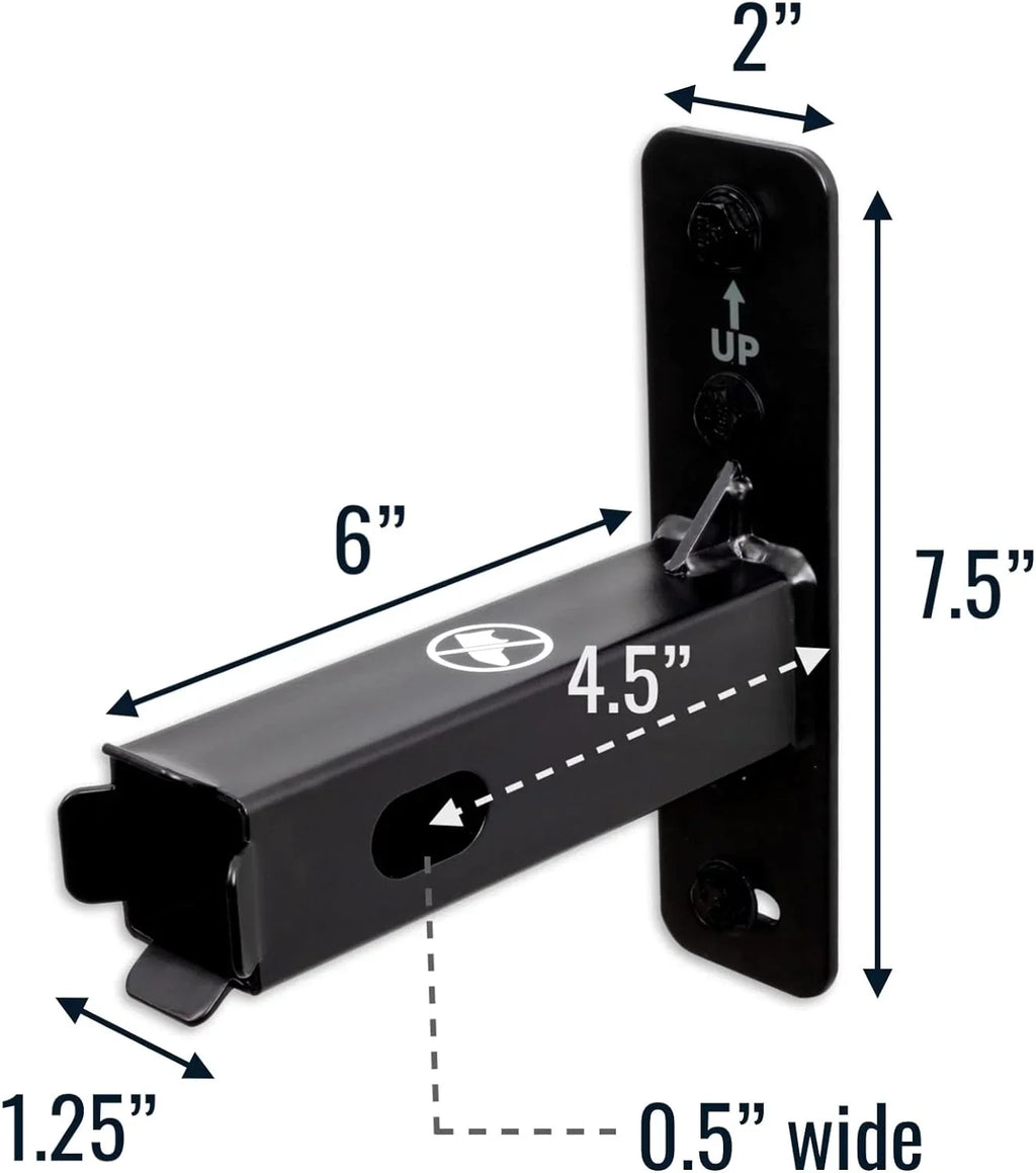 (1.25 Holds Organizer, Hanging Trailer 175 And Hitch Rack Hitch Storeyourboard Garage Receiver Wall Cargo Lbs Storage, Mount, Bike Inch) Max