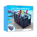 design x x Floats Storage Mesh Yours Floats, Toys, Height, Essentially Balls 25" Organizer H), Holder, Rolling Noodles Bin, Blue 28" Pool 563009 W Large, and L Kids Equipment (43"