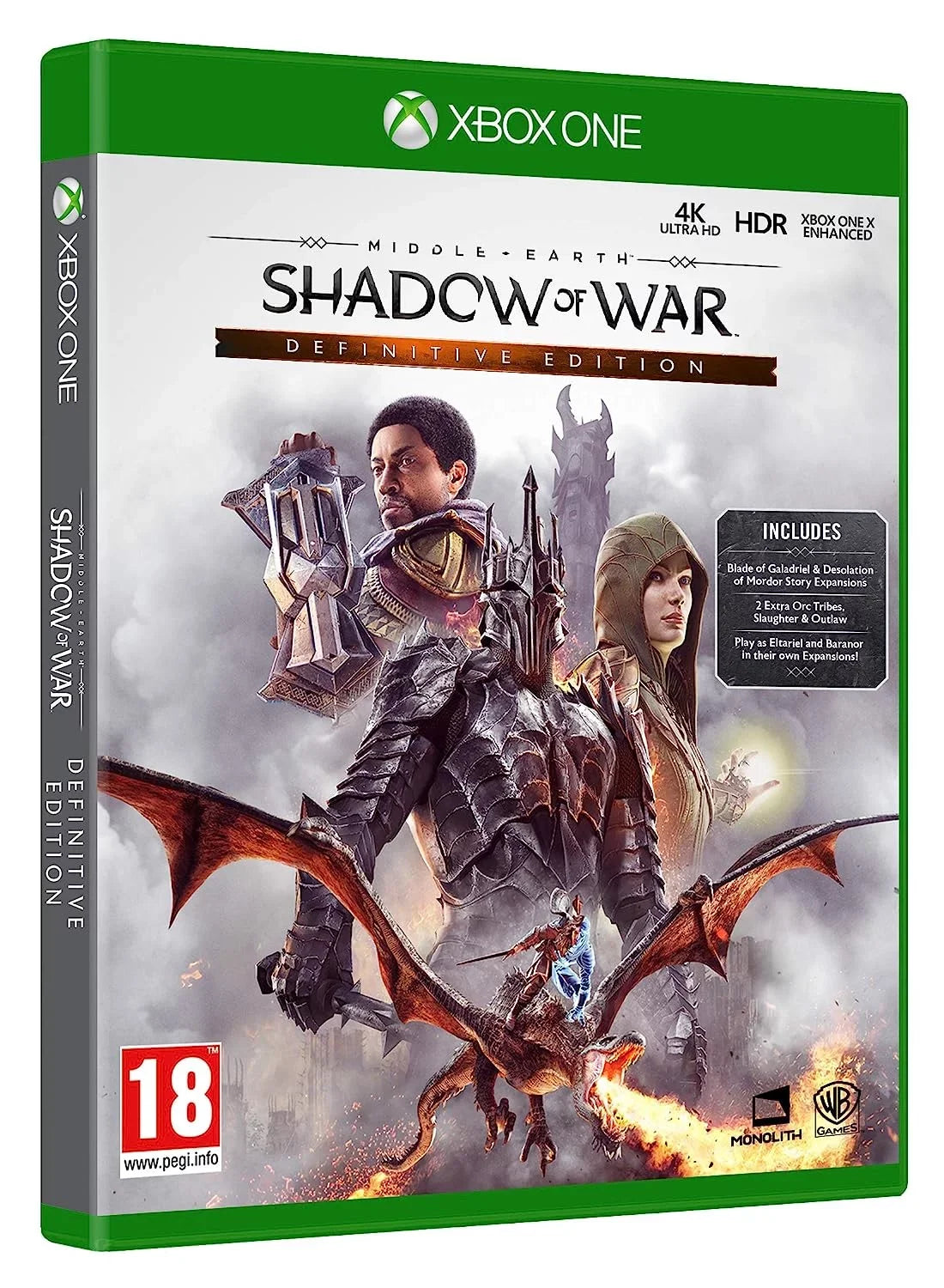Xbox Definitive One) Shadow Middle Earth of War (XONE / Edition