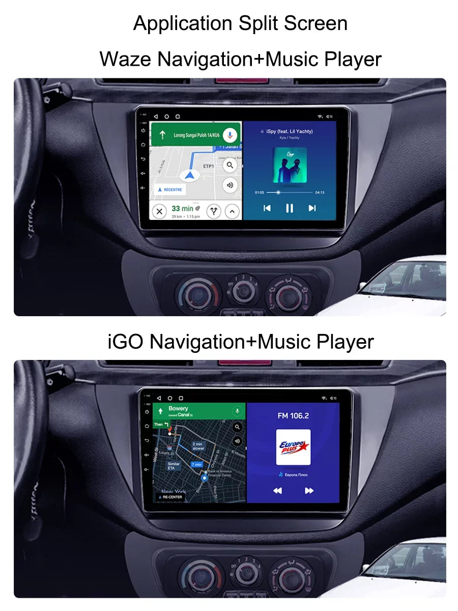 Car Carplay GPS Bluetooth Radio Screen 2010 - Auto For CS Mitsubishi Navi Android With 2000 Android Lancer Stereo 9