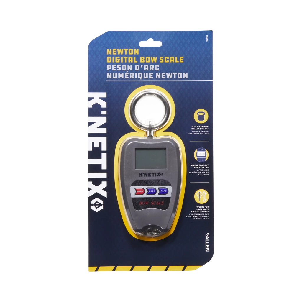 Plastic, 15836, K’netix Bow lbs., Scale, Digital 220 Newton Gray ABS