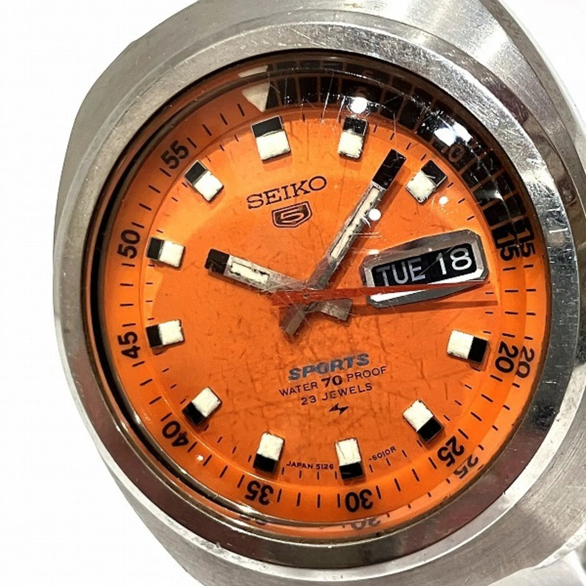 5126-6010 Men's (Good) Sports Watch Five Automatic Pre-Owned Seiko