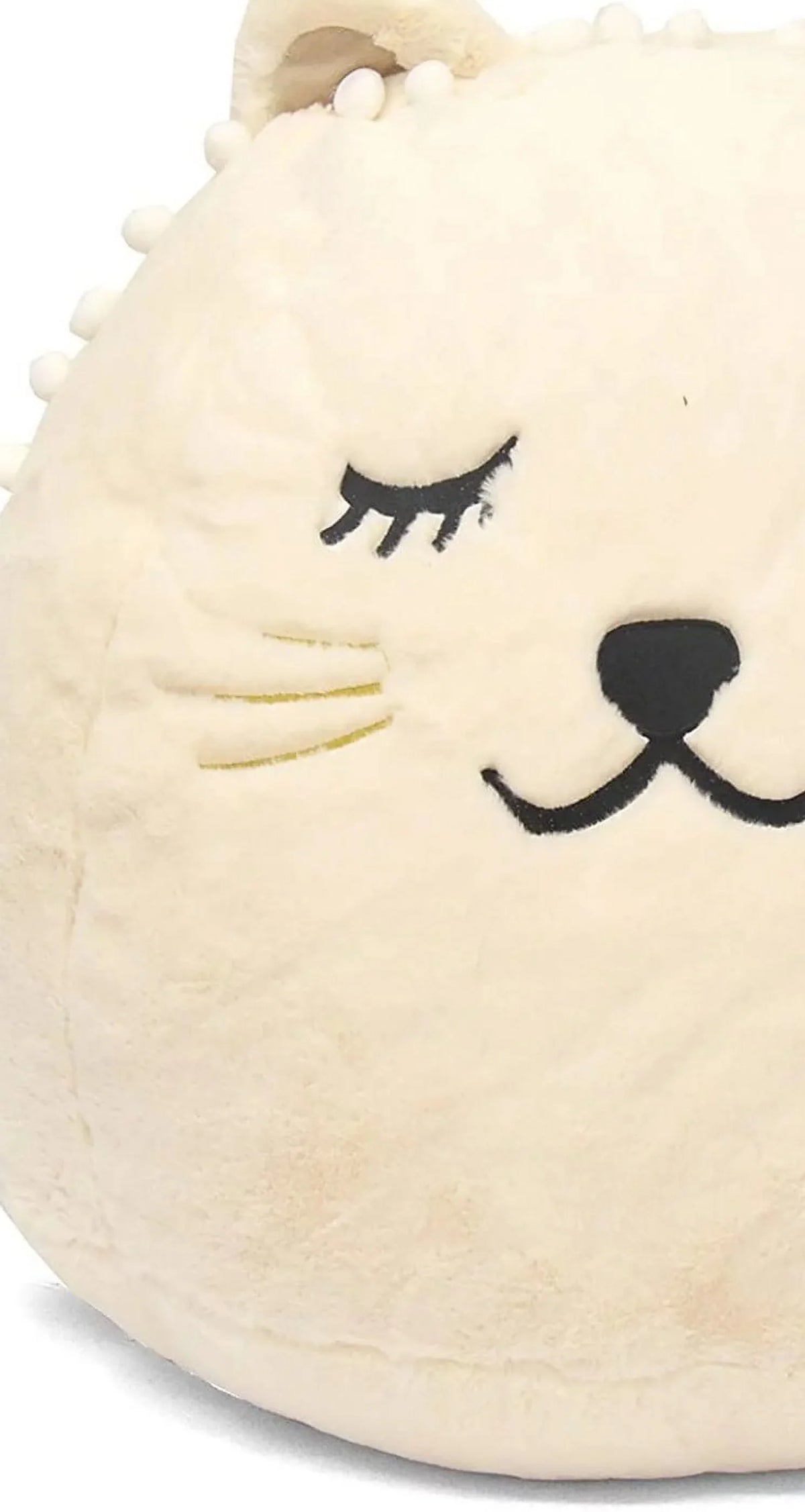 Figural Bean Polyester off-White Bag, Kids Kitty Heritage