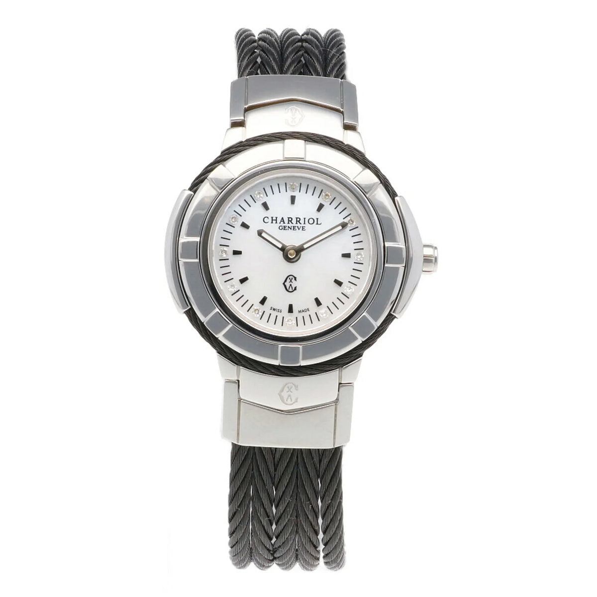 Pre-Owned Watch Stainless (Good) Steel CHARRIOL Saint-Tropez Quartz Women's