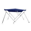 Blue L Boat Cover 6' Bimini Bow Navy 3 79”-84” W Top High New 46" x