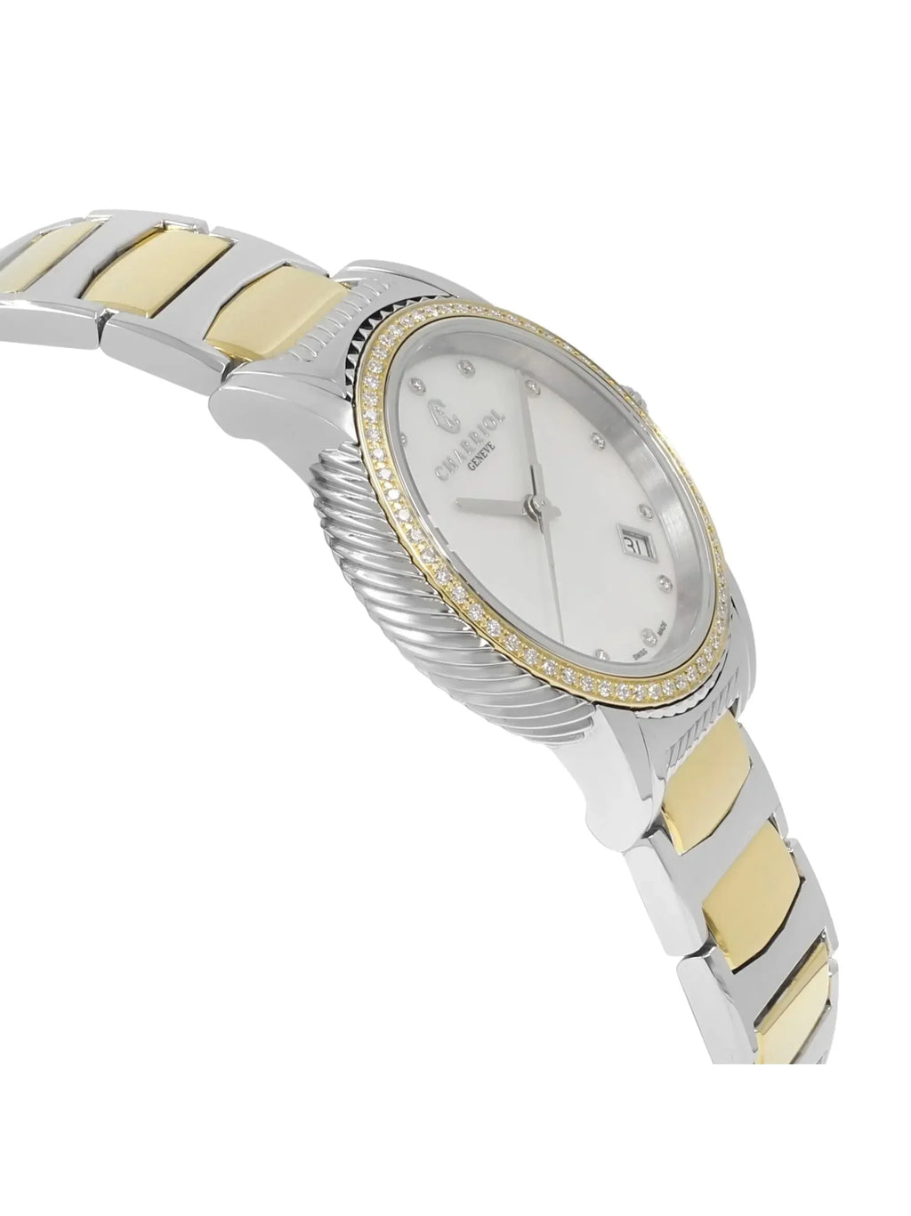 Charriol defects P33SY2D.921.001 Ladies New Parisii 0.40cttw Quartz with Watch