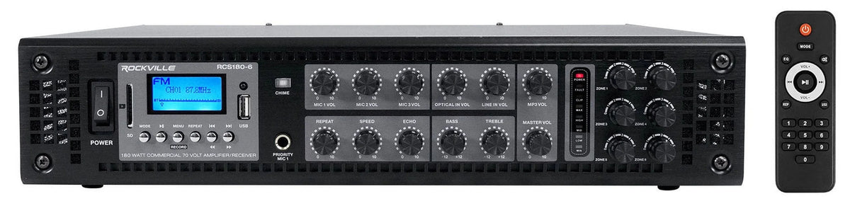 drop Audio Ceiling Amp JBL Tile w/(18) Speakers+6-Zone Office/Restaurant Package