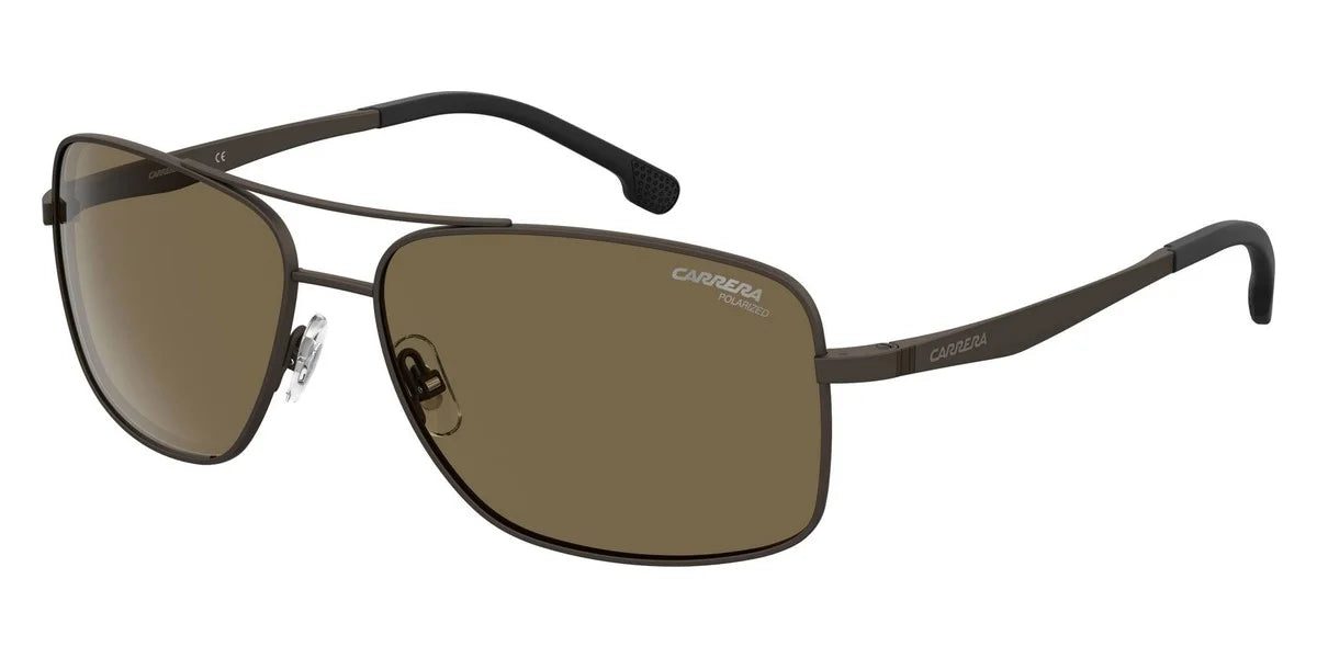 60 CARRERA Bronze 8040/S Sunglasses Carrera 009Q/SP Rectangular Men's Polarized