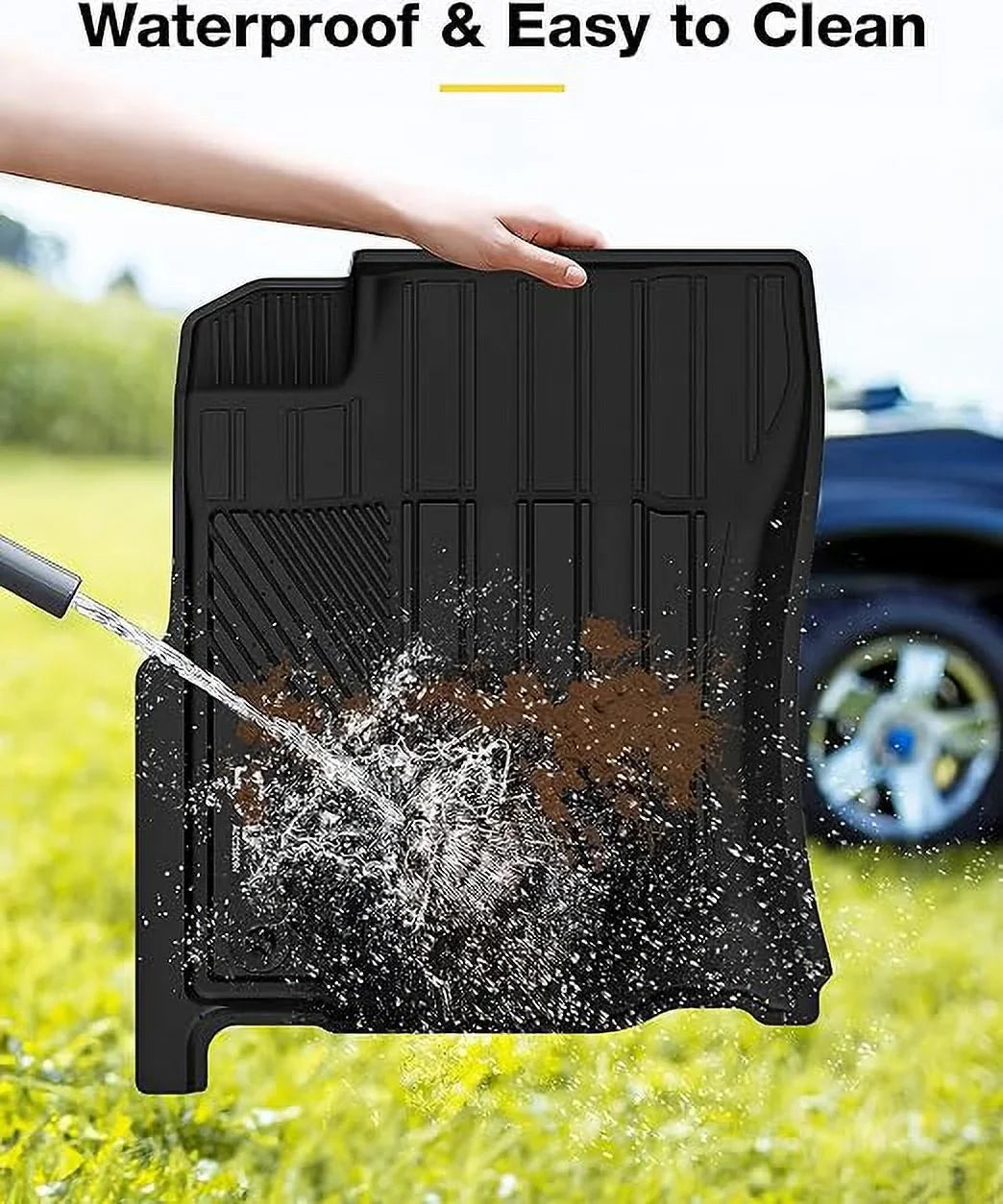 Custom 2nd Set 3W 4Runner Mats and Seat Floor Floor Trunk Row Mats Fit & GX460 Car GX460) Fit Liners Liner 2013-2024/Lexus 1st Full For Black for Cargo Mat 5 & & 4Runner 2014-2022