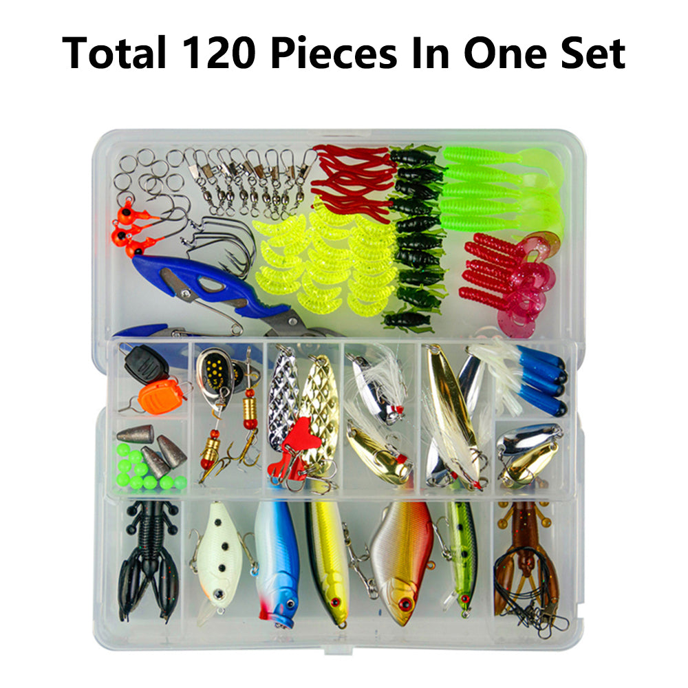 Set Bait Lures Set Rivers Accessories for and Fishing Seas Tackle Fishing Fishing Kits BE-TOOL Suitable