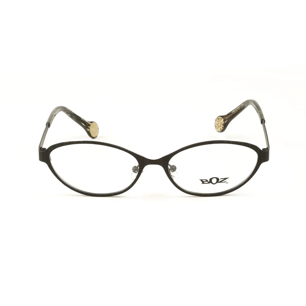 Women's Vaki Frames Semi-Oval Eyeglass Black 54mm BOZ