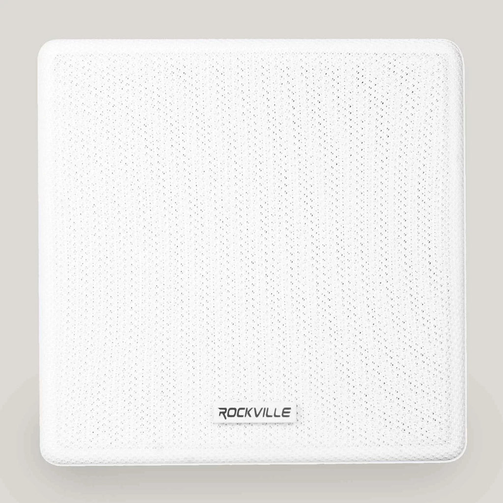 White 6-Zone Pendant+Ceiling Speakers for Restaurant/Bar 3.5" Cube+2) JBL Amp+4)