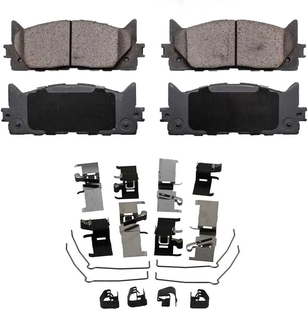 Pads 2010 Brake Camry Rear Brake ES350, Lexus 2012 Replacement 2008 Avalon Detroit Front 2017 2009 2011 07-17 4 - 08-18 2016 Axle 07-18 2015 Pads for Ceramic ES300h, & 2013 2014