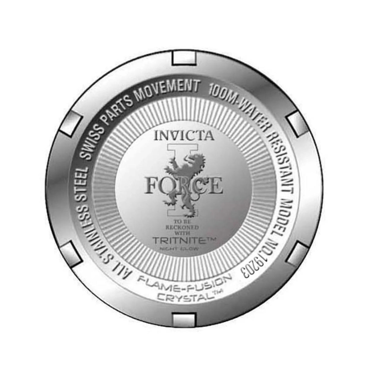 Invicta Display 19203 Watch Two Analog Swiss Quartz I-Force Tone Men's