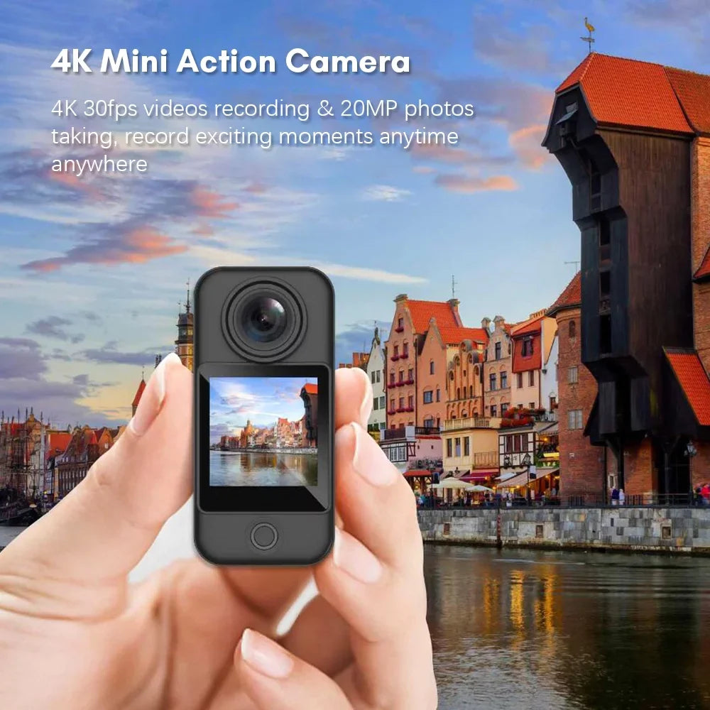 C300 Detachable Touch Battery Extra 30M 30FPS 154° WiFi Lens 5G2.4G 6- Gyro Screens 4K Wide Stabilization Angle an Module Dual Waterproof with Control