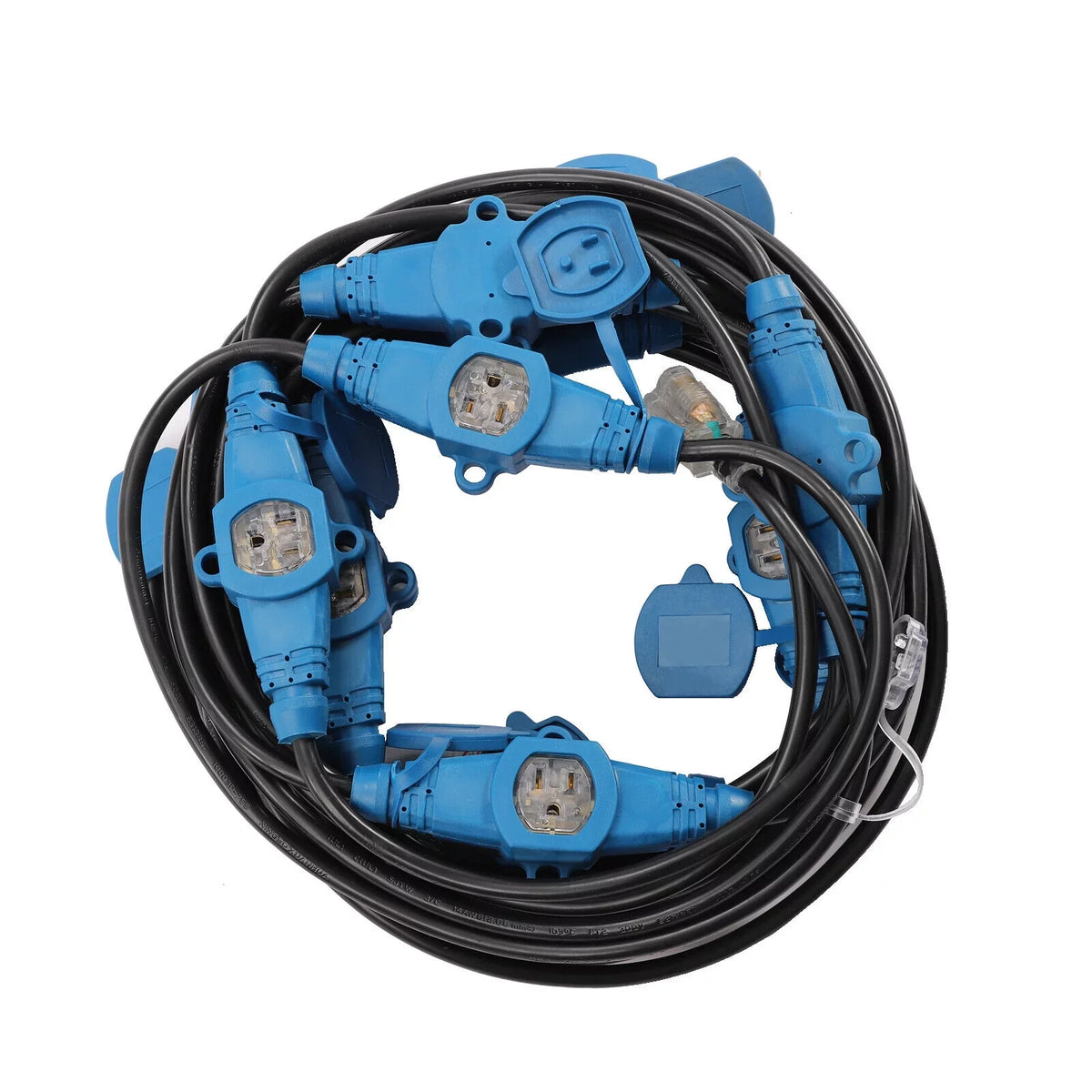 Extension Gauge Eleven 50 Power Feet Cable 50FT Outlet exterior Cord, 12 Multiple