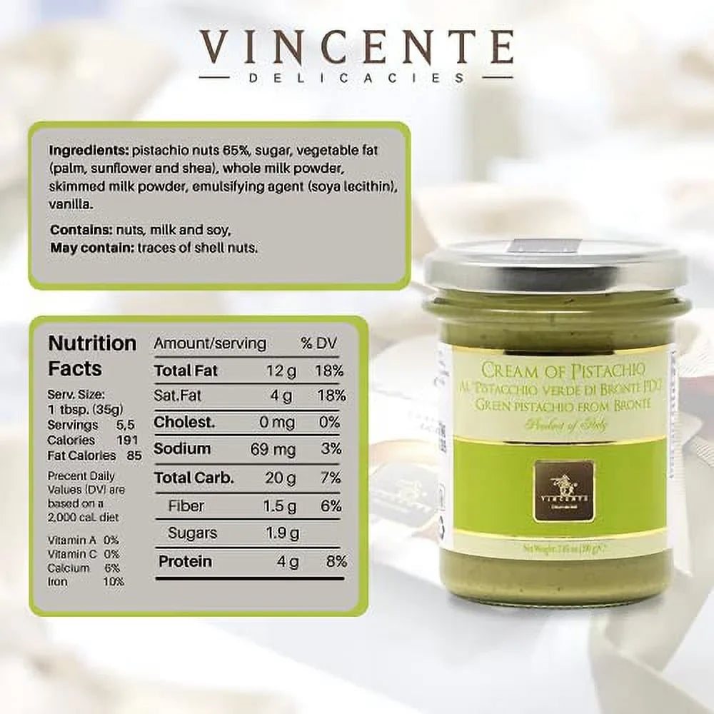 2-Pack) & For Dessert Pastry, Bread, Paste Pistachio (7.05-Ounce, Delicacies Ice Cream,