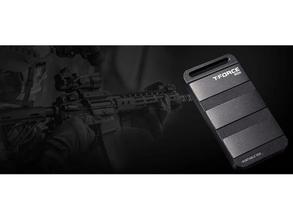 4TB PS5 T-FORCE M200 USB3.2 Compatible SSD Chrome & Read/Write 2x2 Portable 2000MB/s Xbox with Group Type-C, (T8FED9500G0C102) Gen OS & Team