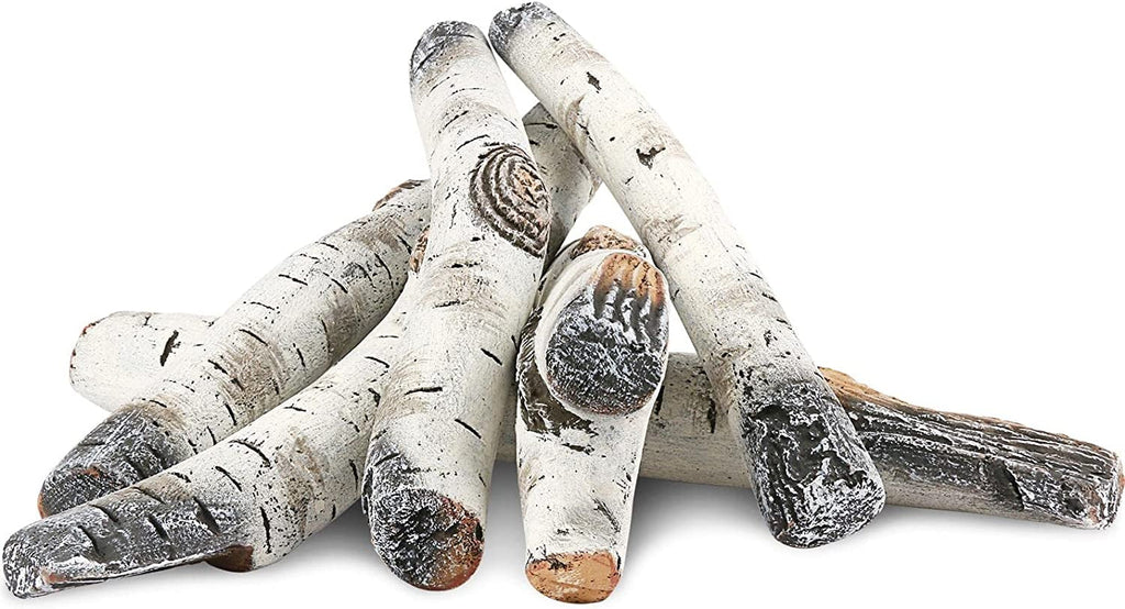 Fireplace, Vented, White Logs, Fireplaces, Gas Birch for Inserts, Ethanol, Indoor Logs Pcs Gas Fireplace Indoor exterior Electric Hisencn Propane, Gas Fireplace Gas Ceramic Gel, 6 Decor or