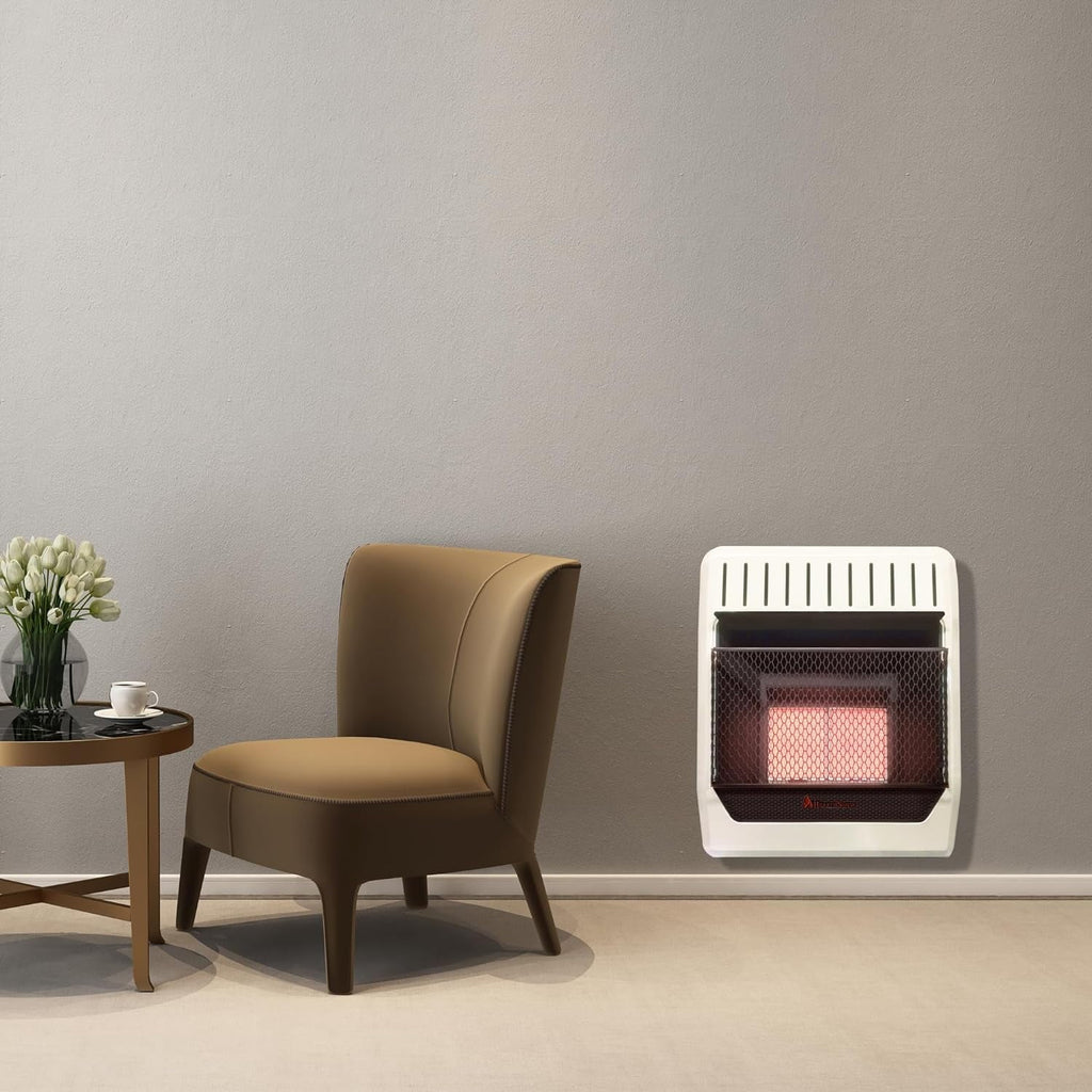 Model# Blower Hearth Fuel Control and with Infrared Heater Dual 20,000BTU Less Base IR16T-BB Sense T-Stat Vent Plaque