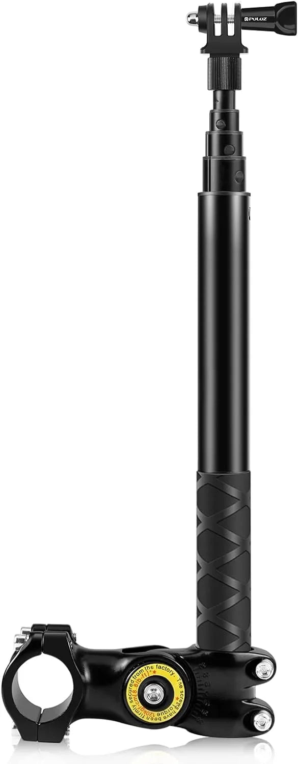 Mount Motorcycle for Stand Capture Panora Monopod with PULUZ Bicycle Insta Aluminum Stable 360 Shock-Proof Camera