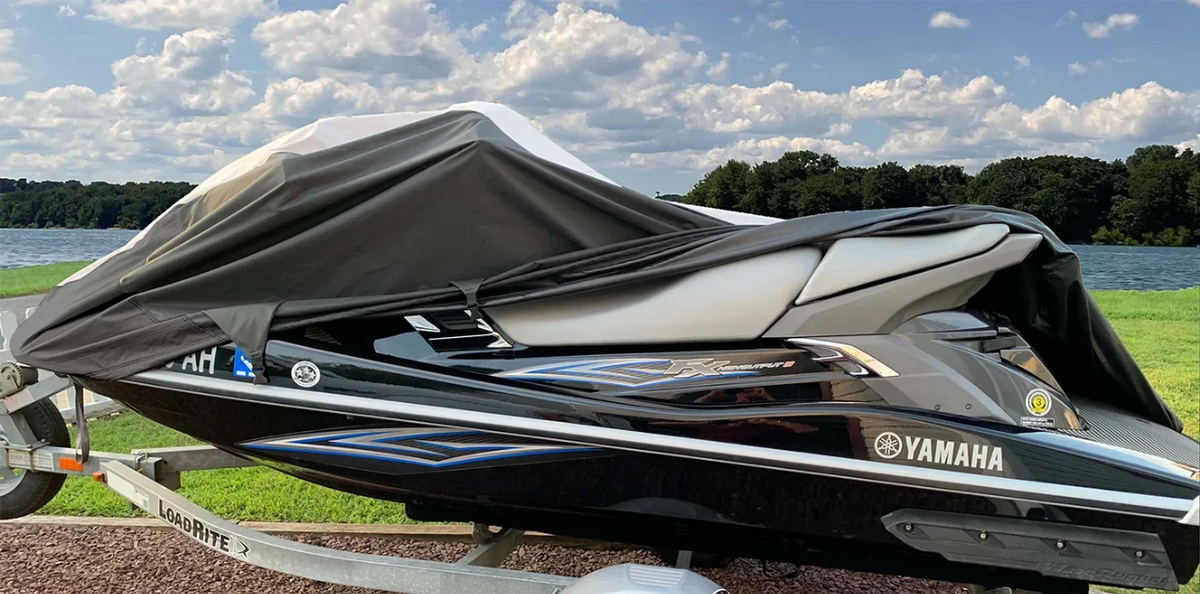 Seater 1-2 Cover 700 Travel SUPER Cover JetSki Compatible Polaris Ski DLX Jet SL for HEAVY-DUTY Deluxe 1997 PWC