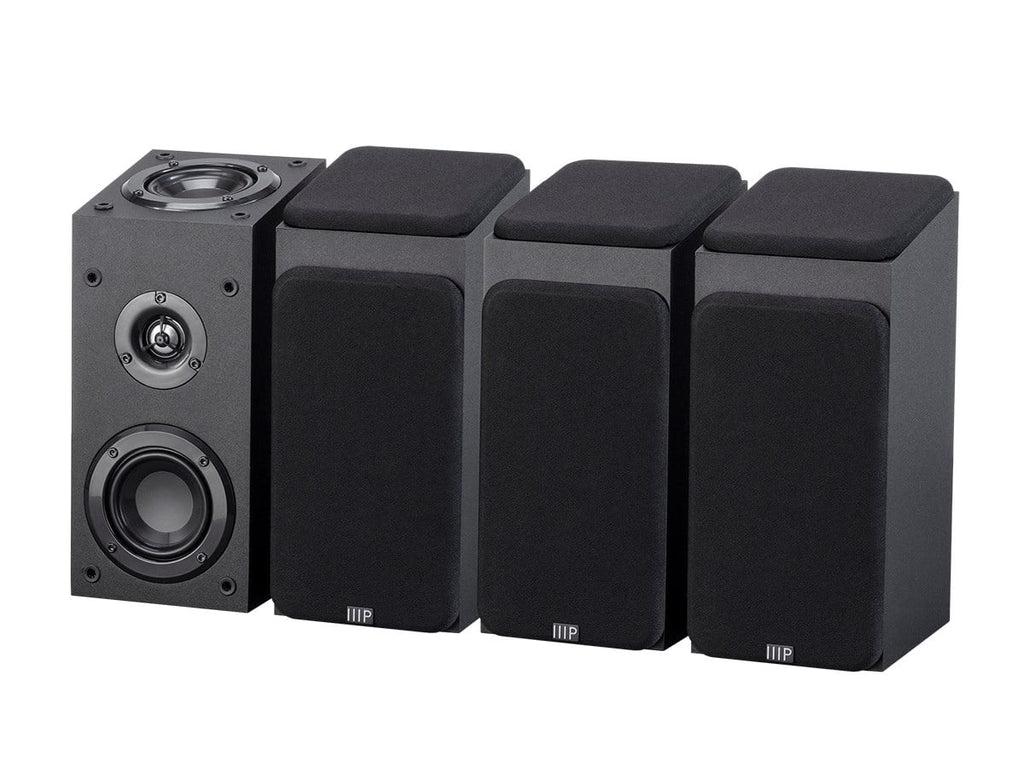 With Immersive 200 Monoprice - Premium 8 5.1.4-Ch. Inch Home Black System Watt Subwoofer Theater