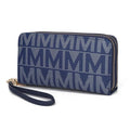 Wristlet Collection Milan MKF Navy Signature Wallet Danielle K. - by M Mia