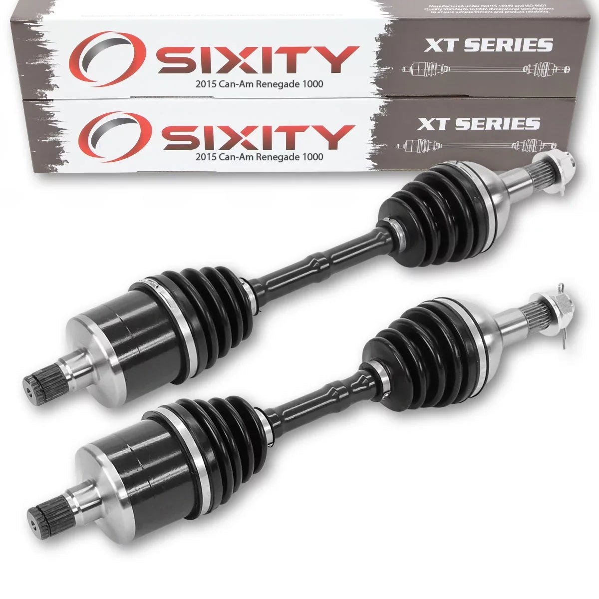 Left Rear Sixity 2015 Right Axle 2 compatible 1000 with EFI Can-Am - Renegade XT pc 4X4