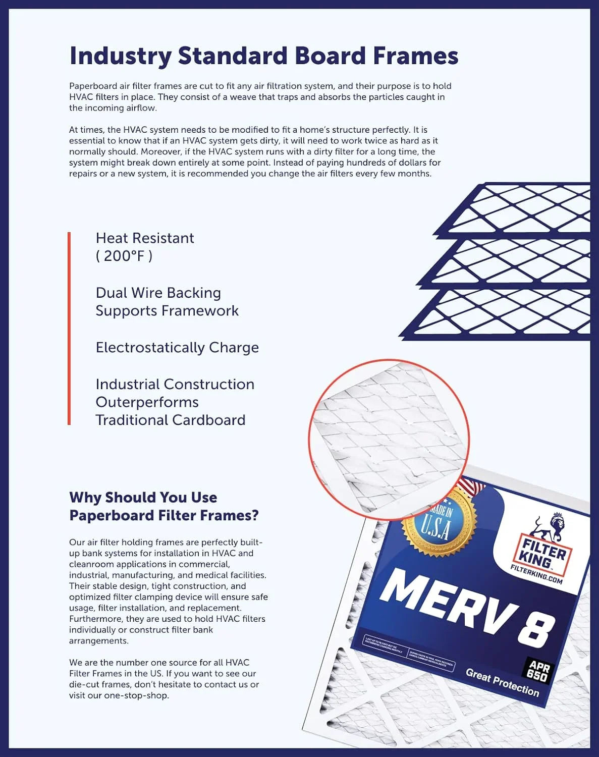 King Pleated Air x | 9.5x28.5x1a | | Furnace Filters Filter 8 Actual 28.5 x IN MADE dimension: 4-PACK Filter | USA 9.5 HVAC A/C .75" MERV
