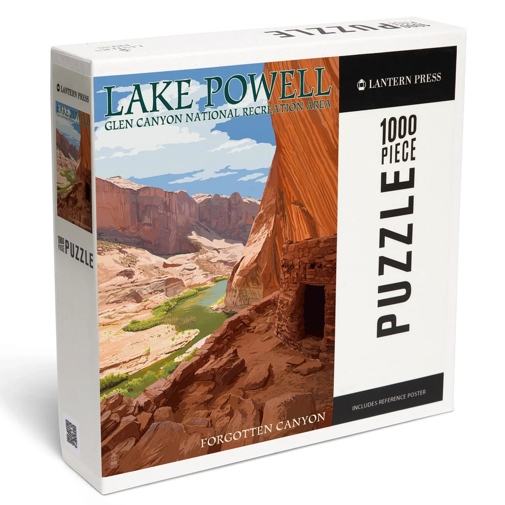 Piece 1000 Powell, Jigsaw Press Lake Canyon Lantern Forgotten Puzzle,