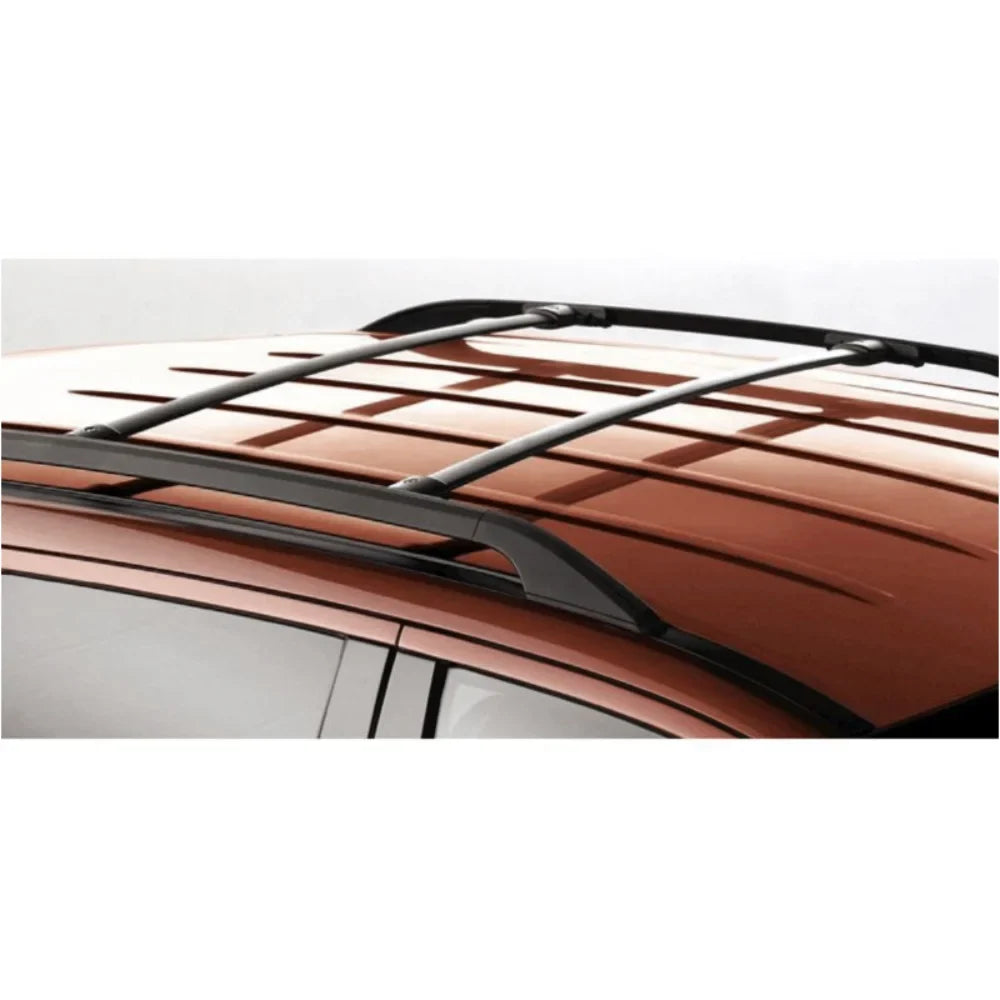 Police Interceptor 2Pc Aluminum Roof Explorer Bar Black Rack Utility For