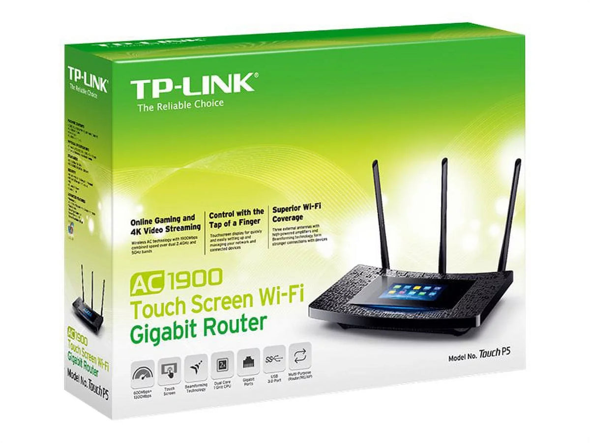 P5 AC1900 Tp-Link Gigabit TOUCH Wi-Fi TouchScreen Router