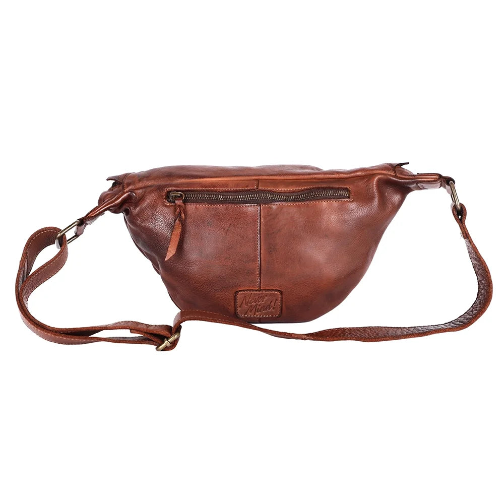 Handmade Purse Genuine Women Handbag NM Nmbgm150B Bag Fanny Leather Mind Vintage Western Pack Cowhide Never