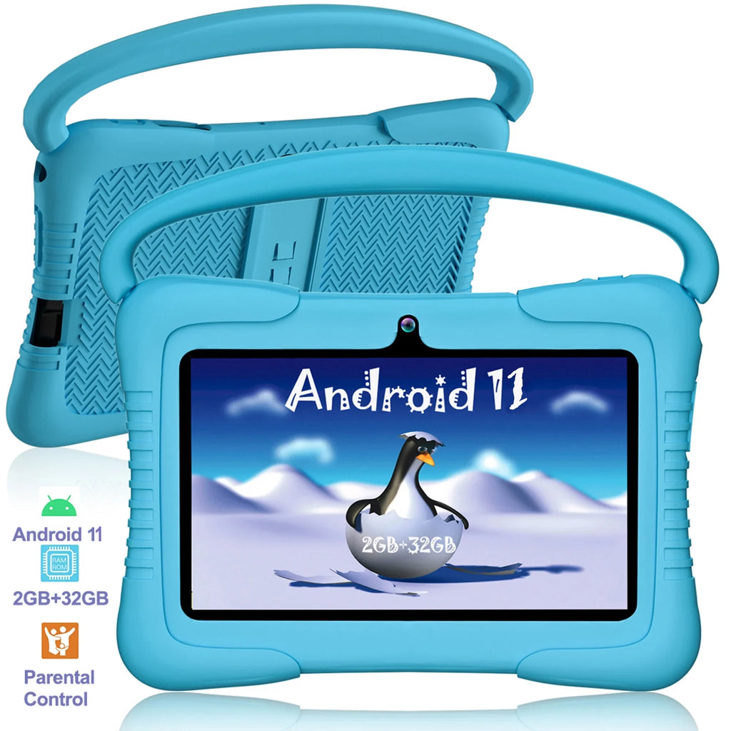 with Learning 11 Tablet Play,Youtube Netflix Tablet,32GB Antemper ROM Tablet,Toddler Hulu,Blue Control,Dual Bluetooth,Wifi,Parental Android inch Camera, Tablet,7 Kids Storage,Kids
