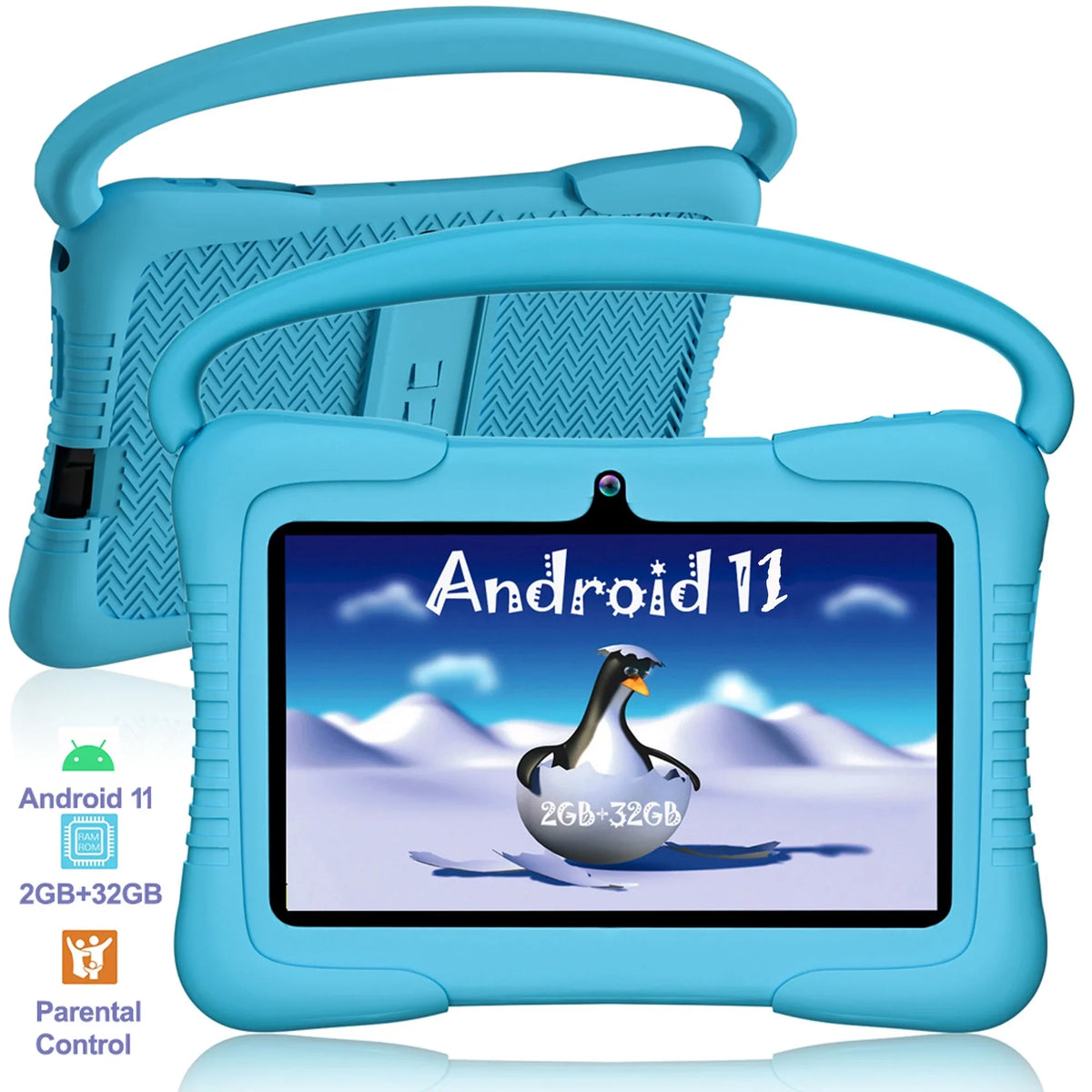 with Learning 11 Tablet Play,Youtube Netflix Tablet,32GB Antemper ROM Tablet,Toddler Hulu,Blue Control,Dual Bluetooth,Wifi,Parental Android inch Camera, Tablet,7 Kids Storage,Kids