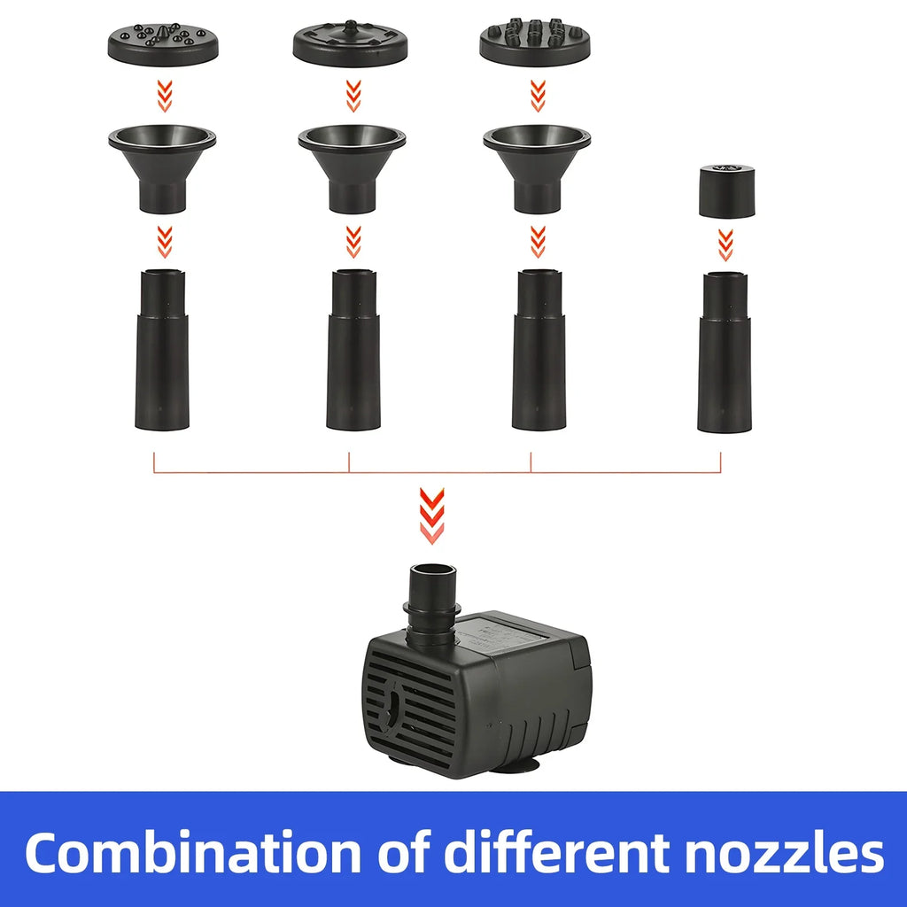 Solar Powered Powered And Pond Pipe liquid PumpHuiop Fountain,Stakes Stakes liquid Pond Arealer liquid 8 Pond/pool/fish Solar Powered 9.84ft Pump Solar Nozzles 9.84ft And 160l/hRate Nozzles